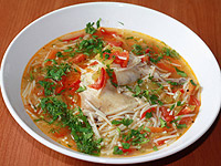 Суп-лапша со сладким перцем